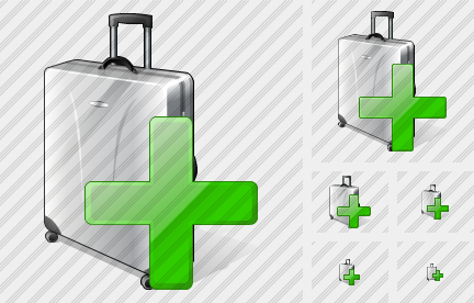 Road Bag Add Symbol Road Bag Add Symbol