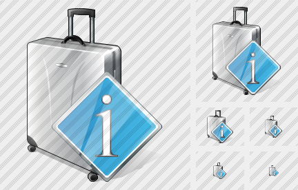 Road Bag Info Symbol Road Bag Info Symbol