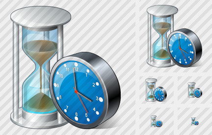 Sand Glass Clock Symbol