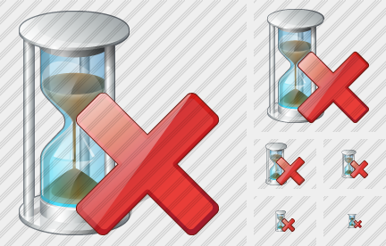 Sand Glass Delete Symbol Sand Glass Delete Symbol