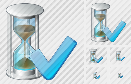 Sand Glass Ok Symbol Sand Glass Ok Symbol