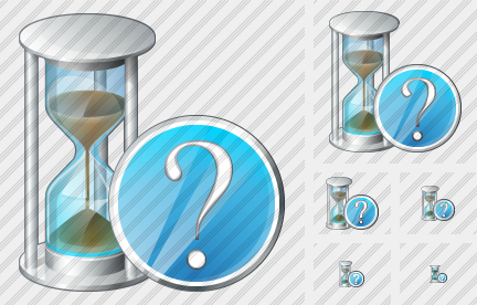 Sand Glass Question Icon