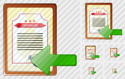Иконка Сертификат Импорт