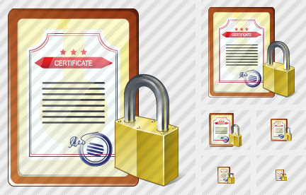 Sertificate Locked Symbol