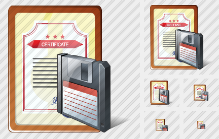 Sertificate Save Symbol