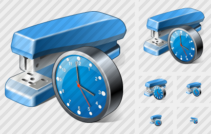 Icona Cucitrice Orologio Icona Cucitrice Orologio