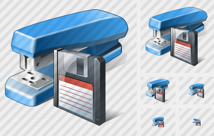 Stapler Save Symbol