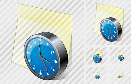Icono Sticker Clock