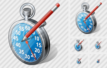 Stop Watch Edit Icon