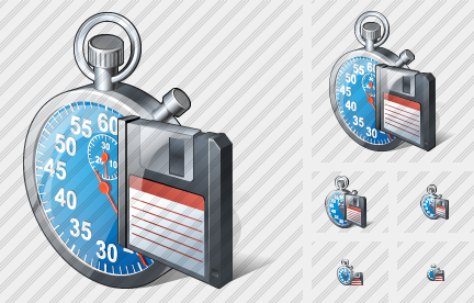 Icona Cronometro Salva