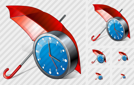 Icono Umbrella Clock