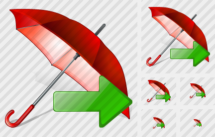 Icono Umbrella Export