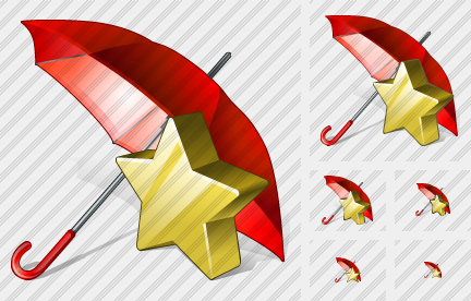 Umbrella Favorite Icon
