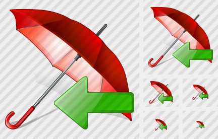 Umbrella Import Icon