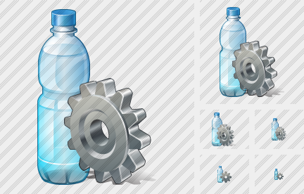Water Bottle Settings Icon