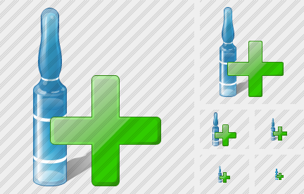 Ampoule Add Symbol