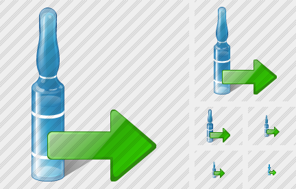 Ampoule Export Icon