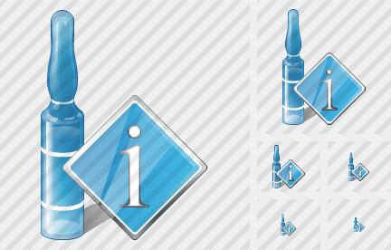 Icono Ampoule Info Icono Ampoule Info