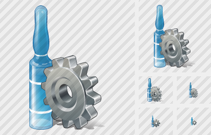 Ampoule Settings Symbol