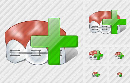 Иконка Брекеты Добавить