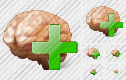 Brain Add Icon