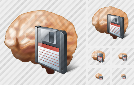 Brain Save Icon Brain Save Icon