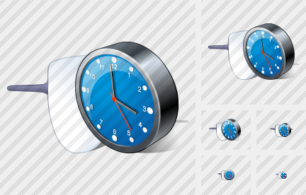 Bridge Clock Icon