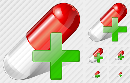 Иконка Капсула Добавить