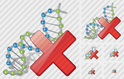 Dna Delete Icon