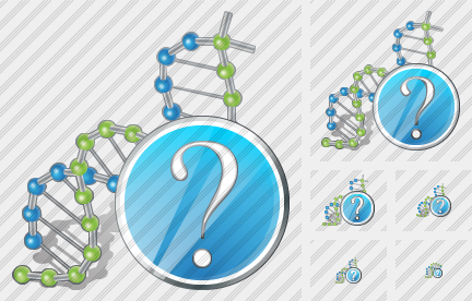 Icono Dna Question Icono Dna Question
