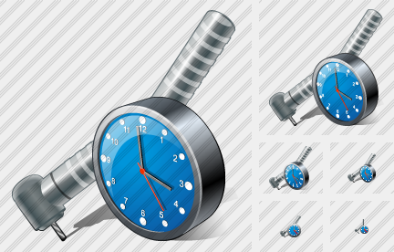 Drill Clock Icon Drill Clock Icon