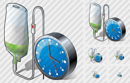 Dropper Clock Icon Dropper Clock Icon