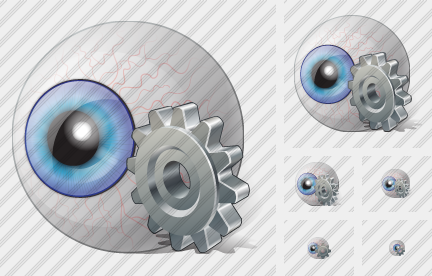 Eye Settings Symbol