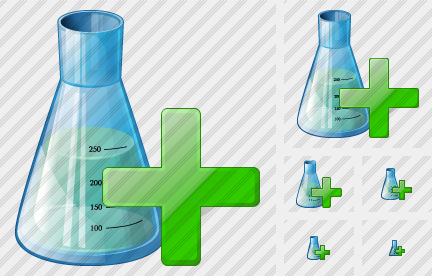Иконка Колба Добавить