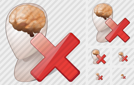 Head2 Delete Icon Head2 Delete Icon