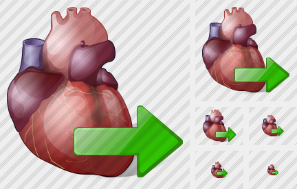 Heart Export Icon