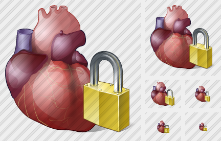 Icona Cuore Bloccato Icona Cuore Bloccato