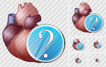 Icona Cuore Domanda Icona Cuore Domanda
