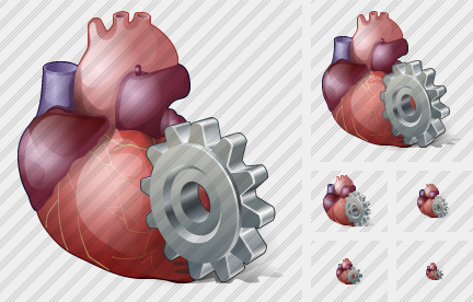 Icône Heart Settings