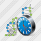 Dna Clock Icon