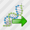 Dna Export Icon
