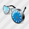 Glasses Clock Icon