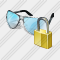 Glasses Locked Icon