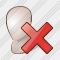 Head Delete Icon