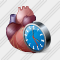 Icone Cuore Orologio