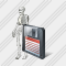 Skeleton Save Icon