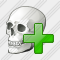 Skull Add Icon