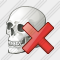 Skull Delete Icon