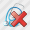 Stethoscope Delete Icon