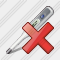 Thermometer Delete Icon